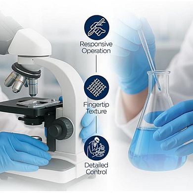 Blue Nitrile Gloves 100pc