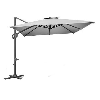 10-Ft Square Patio Umbrella - High Quality - Durable Design for Daily Use - Easy to Use
