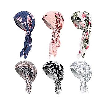 6 pc Chemo Turban Set