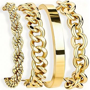 VNPIEW Thick Stacked Bracelet