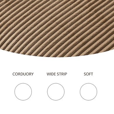 Stonecrest Corduroy Recliner Chair Cover, Stay in Place