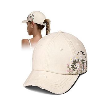 Distressed Cotton Cap