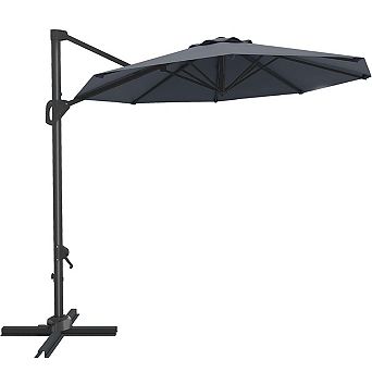 10-FT Cantilever Umbrella - High Quality - Durable Design for Daily Use - Easy to Use