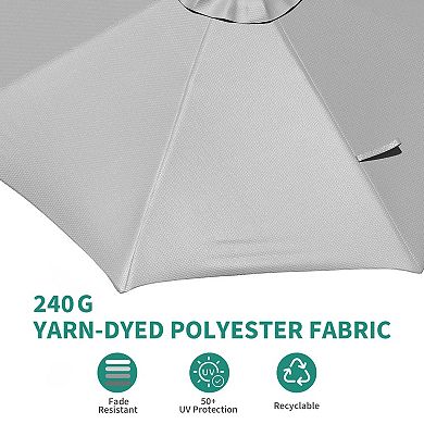10-FT Cantilever Umbrella - High Quality - Durable Design for Daily Use - Easy to Use