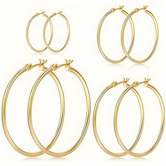 VNPIEW Thin Hoop Earrings