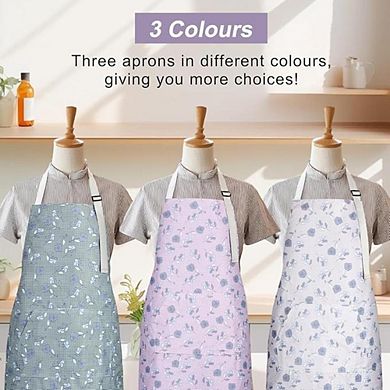 3-Pack Floral Aprons