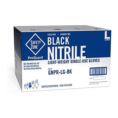 Black Nitrile Gloves Pack