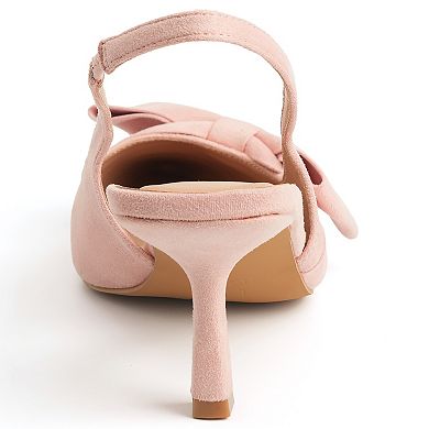 New York & Company® Cori Women's Pointed Toe Slingback Heels