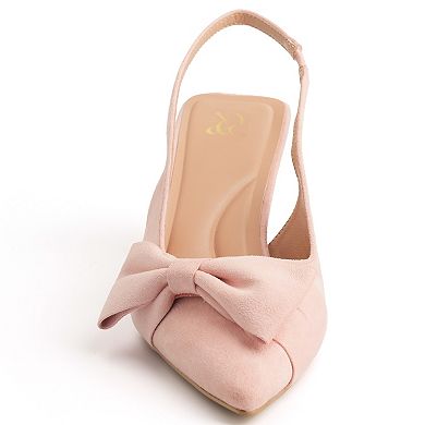 New York & Company® Cori Women's Pointed Toe Slingback Heels
