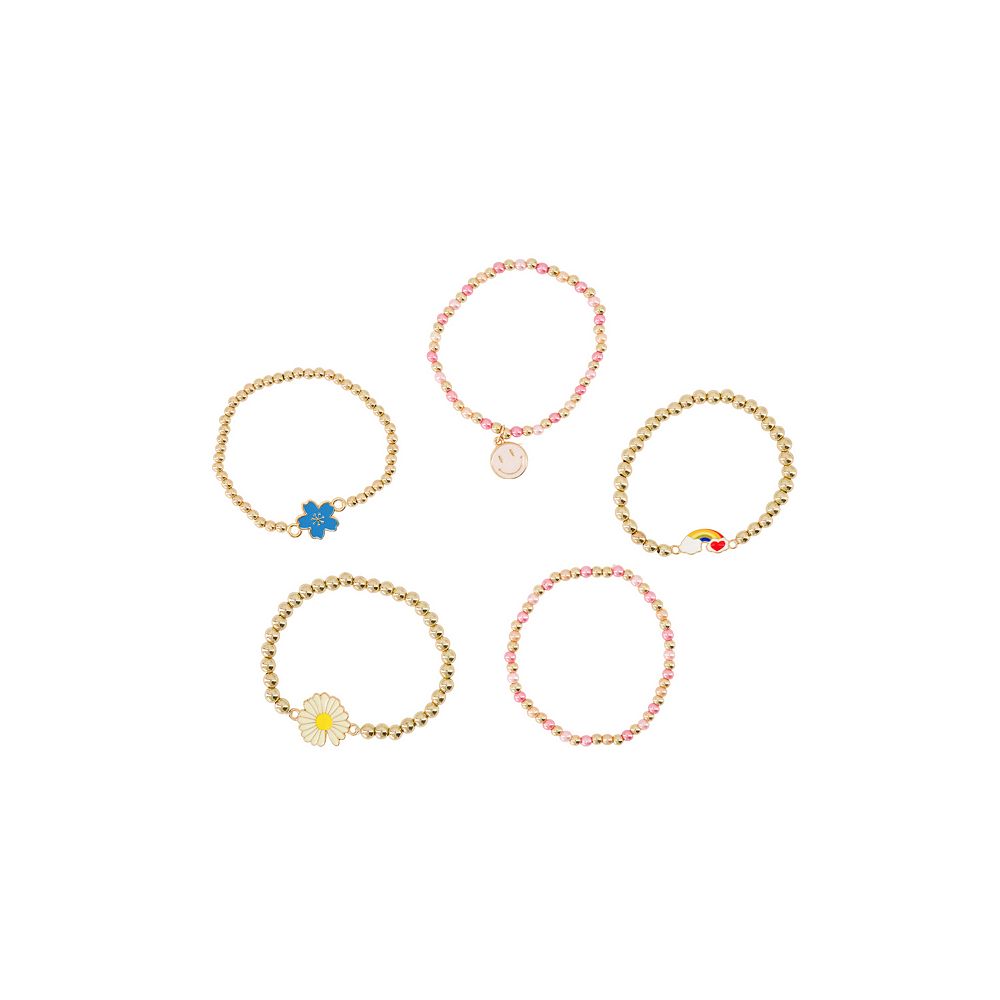 CFIERCEカラフル ベルト Claire's Daisy Vibes 5-Piece Bracelets Set
