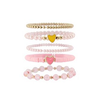 Claire's Daisy Vibes 5 pc Bracelets Set