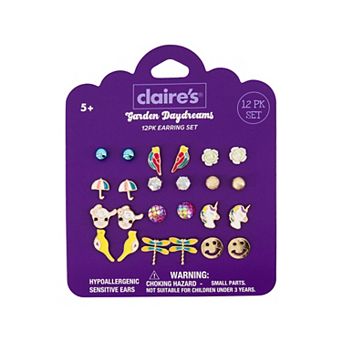 Claire's Garden Daydreams 12-Pack Earring Set