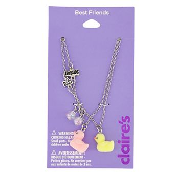 Claire's Best Friends Duck Necklace