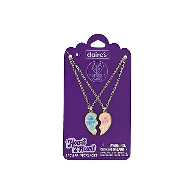Claire's 2-Piece BFF Frog & Bear Necklace Set