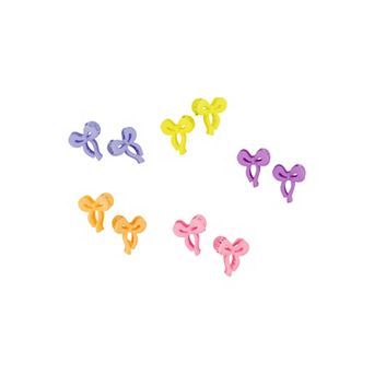 Claire's Mini Claw 10-Pack Bow Clips