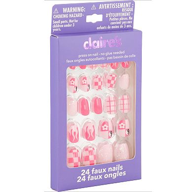Claire's 24-Piece Faux Nail Set