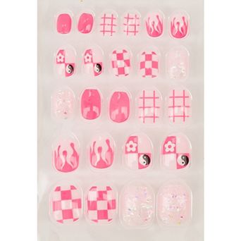Claire's 24 pc Faux Nail Set