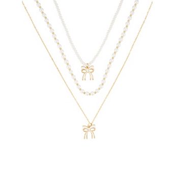 Claire's Hearts 3-Pack Necklace Set