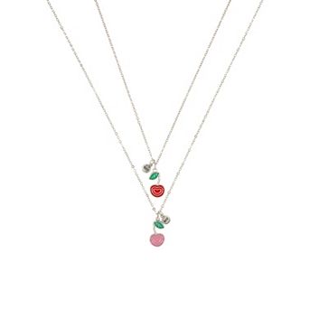 Claire's BFF Necklace Cherry & Heart Charm