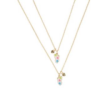 Claire's BFF Necklace Cherry & Heart Charm