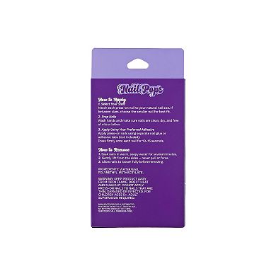 Claire's 24-Piece Faux Nail Cupcakes Set