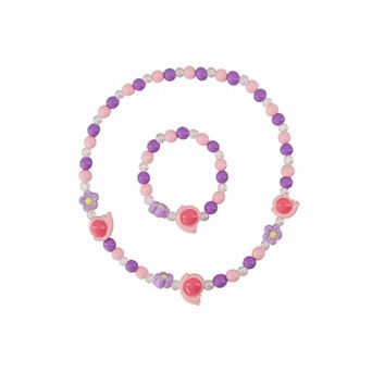 Claire's 2 pc Snail Necklace & Bracelet Set