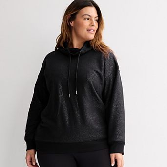 Plus Size Tek Gear® Funnel Neck Tunic Sweatshirt