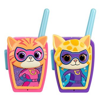 KIDdesigns Super Kitties 2-Pack Walkie Talkies