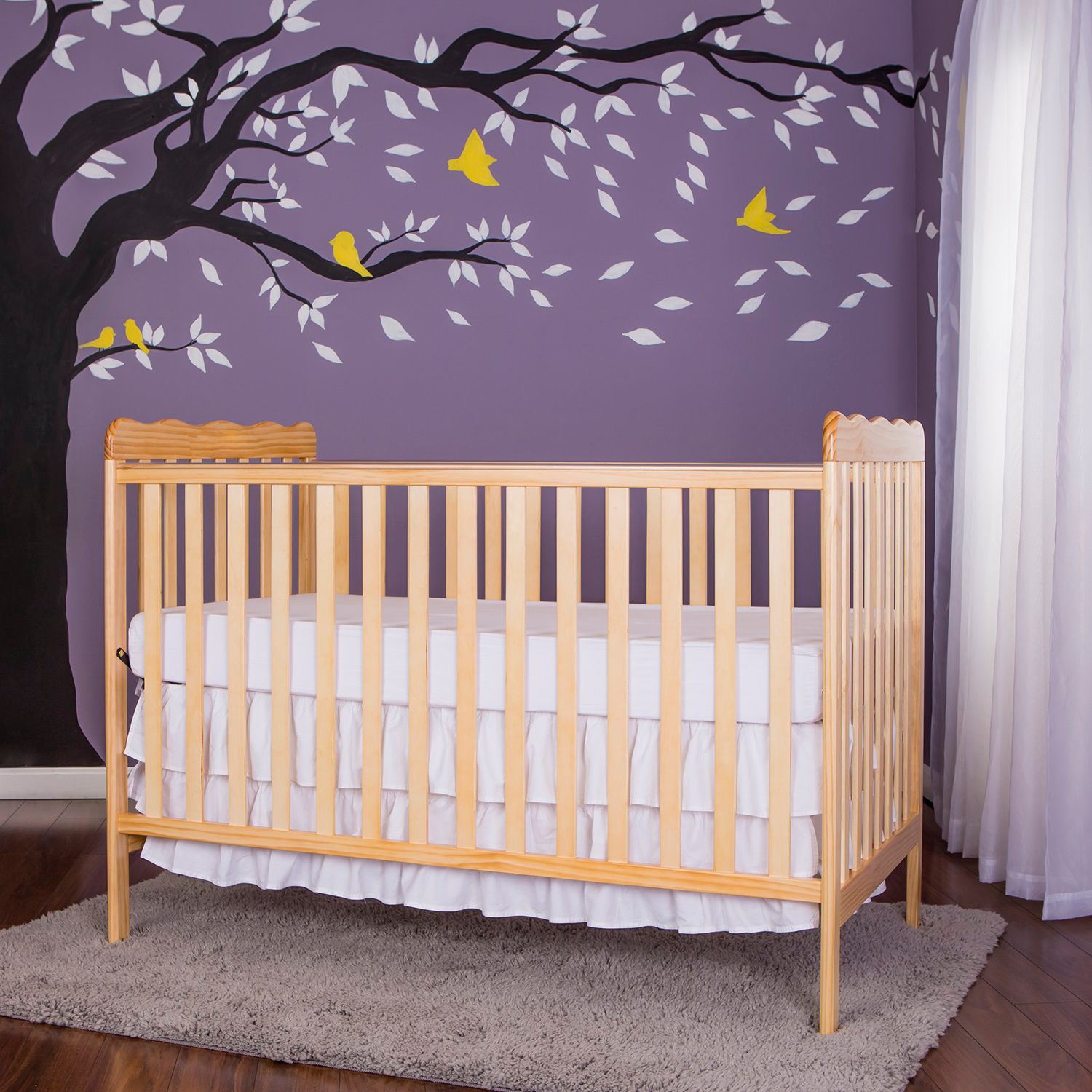 2 in 1 convertible crib