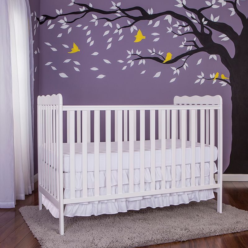 Dream On Me Classic 3-in-1 Convertible Crib - White