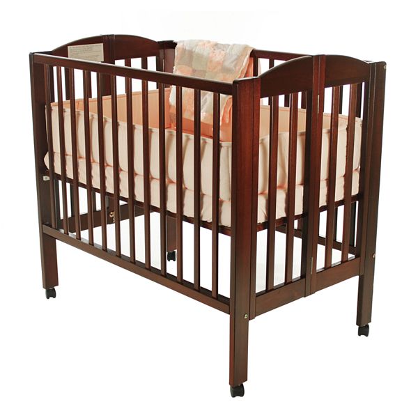 Dream On Me 2-in-1 Wood Folding Portable Crib