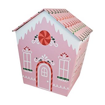 St. Nicholas Square® Shaped Gingerbread House Paper Box Small