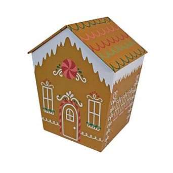 St. Nicholas Square® Shaped Gingerbread House Paper Box X Small
