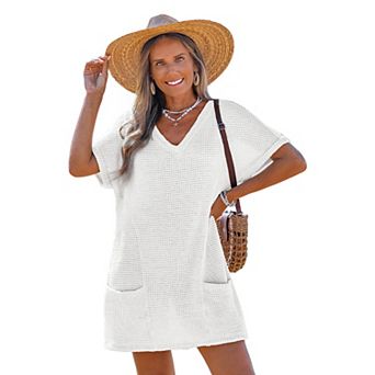 Petite Cupshe Cover Up Mini Dress