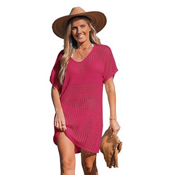 Petite Cupshe Cover Up Mini Dress