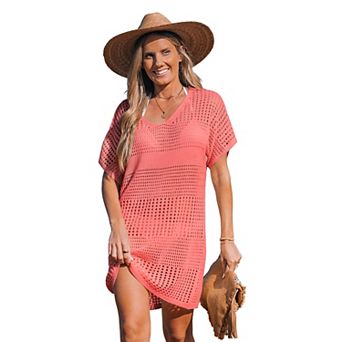 Petite Cupshe Cover Up Mini Dress