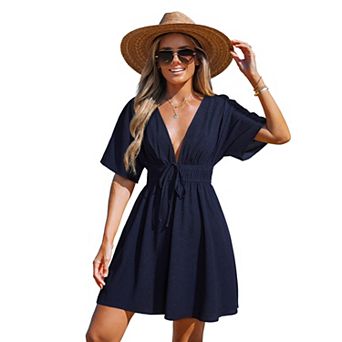 Petite Cupshe Cover Up Mini Dress