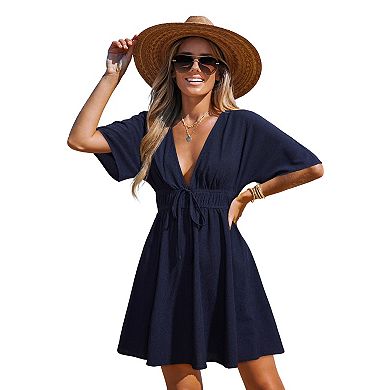 Petite Cupshe Cover Up Mini Dress