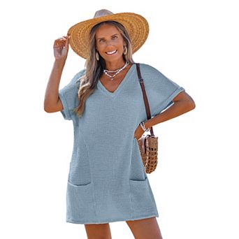 Petite Cupshe Cover Up Mini Dress