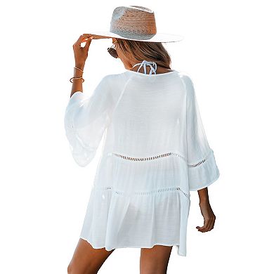 Women's Cupshe Ladder Cutout Tiered Cover-Up