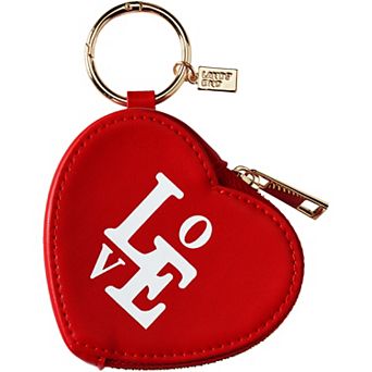 Lands' End Heart Zip Pouch Bag Charm