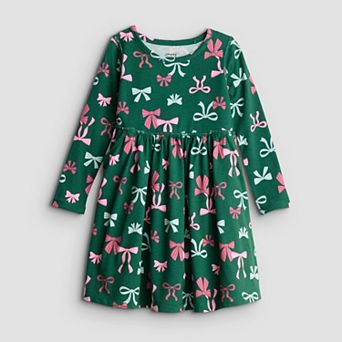 Toddler & Girls 4-12 Jumping Beans® Sensory Adaptive Core Long Sleeve Dress