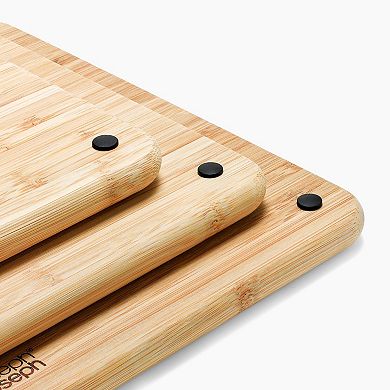 Joseph Joseph Folio™ 3-Piece Bamboo Cutting Board Set with Steel Case