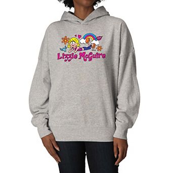 Women's Disney's Lizzie McGuire Oversized Fleece Hoodie Sweatshirt