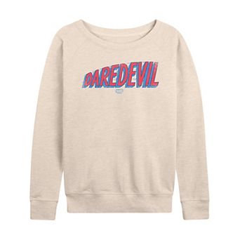 Women's Marvel Daredevil Logo French Terry Long Sleeve Tee