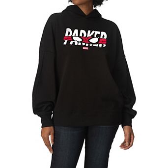 Women's Marvel Spider-Man Parker Oversized Fleece Hoodie Sweatshirt