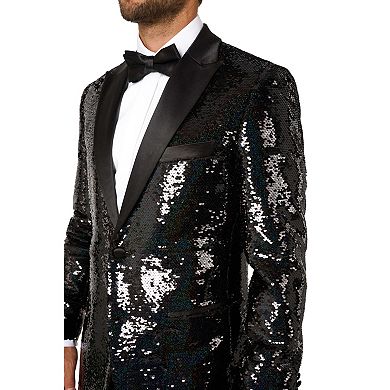 Men's OppoSuits Sequins Tuxedo Suit Set