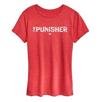 Women's Marvel The Punisher Logo Graphic Tee