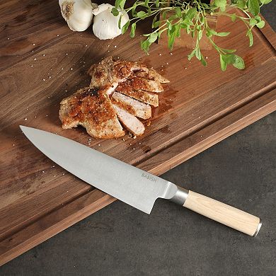 Babish High-Carbon 1.4116 German Steel 8 Inch Full Tang Razor Sharp Chef’s Knife for Chopping