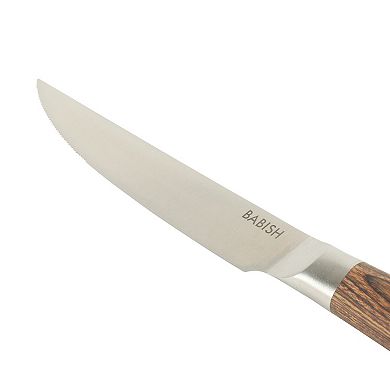 Babish High-Carbon 1.4116 German Steel 4 Pack 5 Inch Steak Knife Set